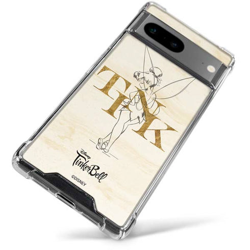 Disney Tinker Bell Tink Magic Pencil Art Google Pixel 8 Clear Case